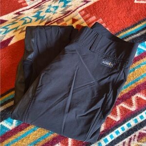 Kerrits Black Horseback Riding Performance Pants with Moisture-Wicking Material